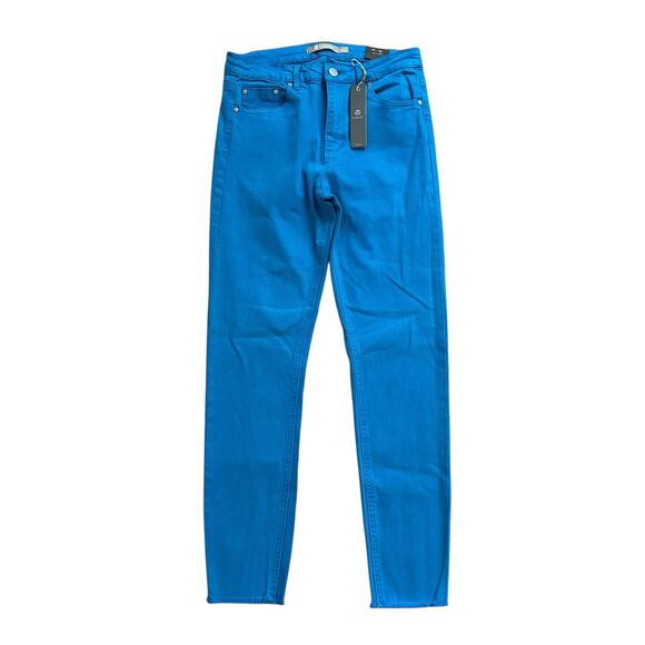 Tractr blue Mona high-rise slim crop jeans size 27 NWT - Picture 1 of 14